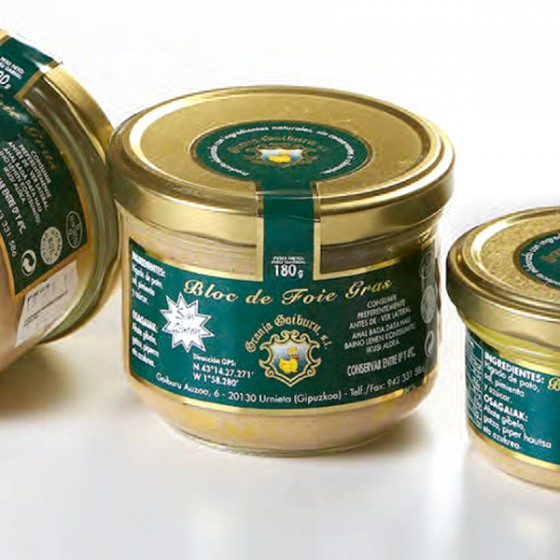 Foie gras bloka. 75 g.