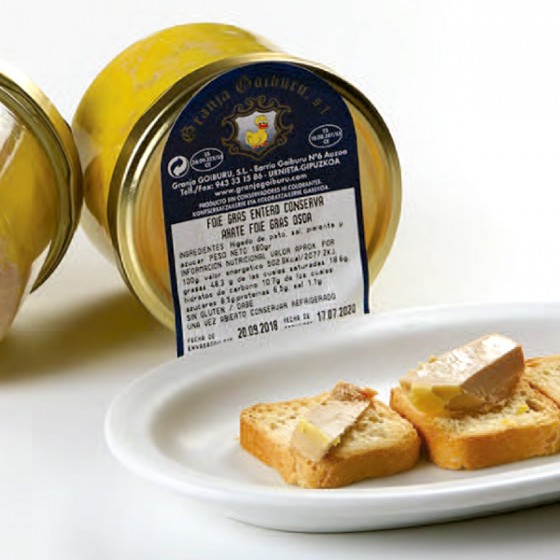 Foie gras conserva 180 gr.